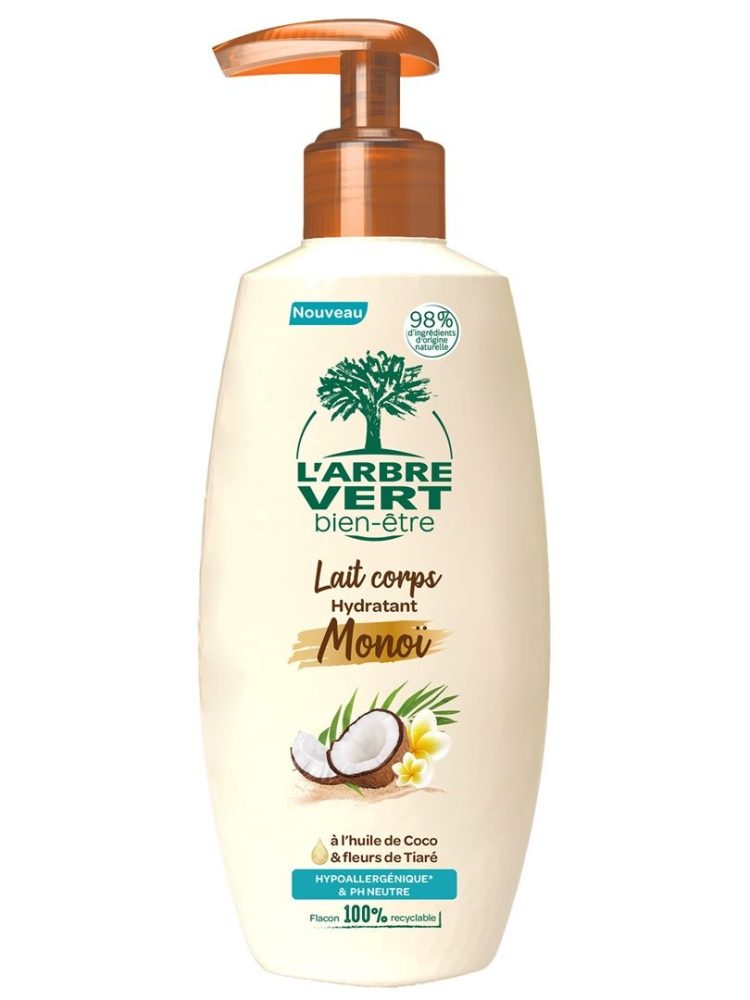 L'ARBRE VERT Öko Körpermilch Monoï (250ml)