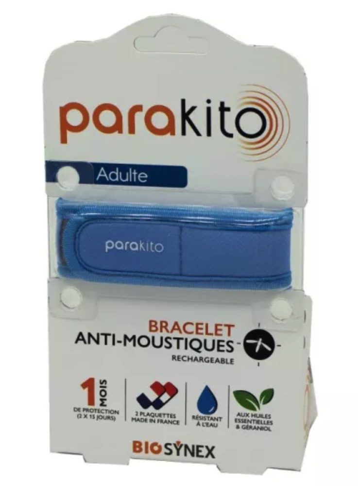parakito Mückenarmband Erwachsene blau (1 Stk)