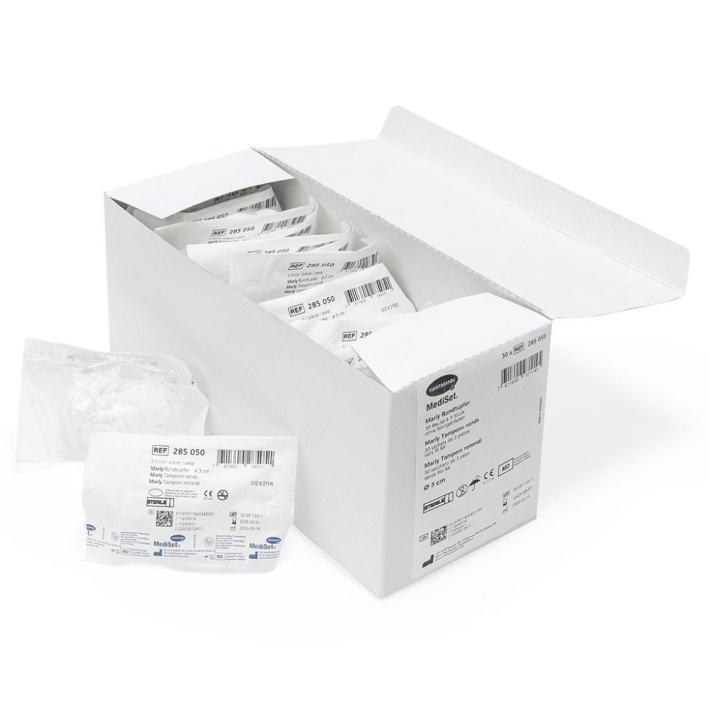 MediSet Rundtupfer 4cm, steril (30x2 Stk)
