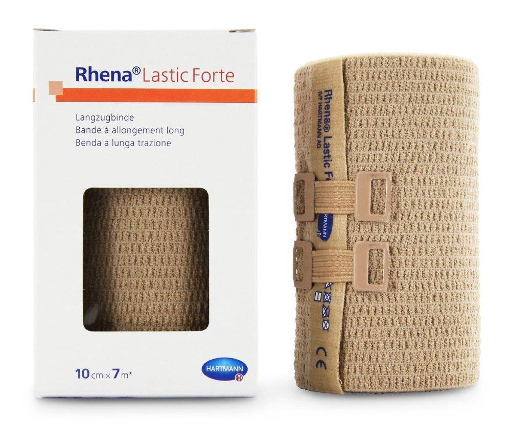 Rhena Lastic Forte 10cmx7m hautfarbig (10 Stk)