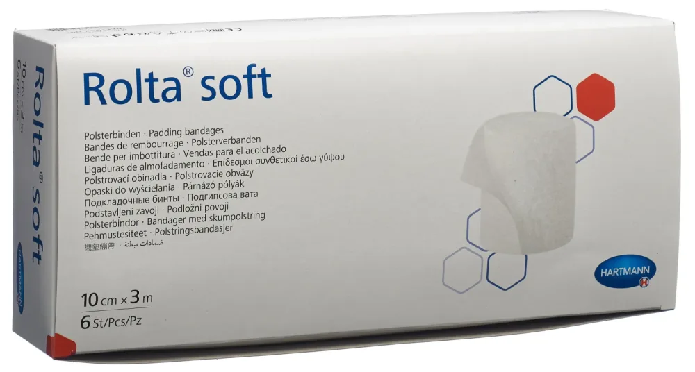 Rolta soft Wattebinde 10cmx3m synthetisch (6 Stk)