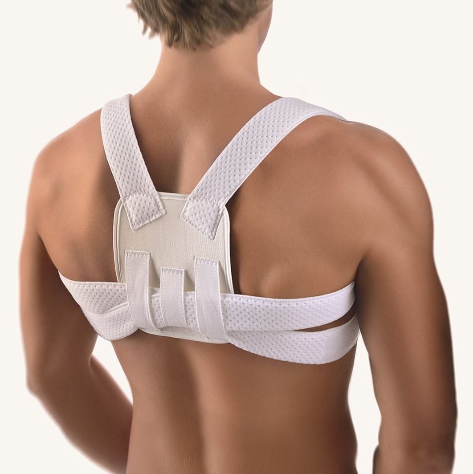 Bort StabiloFix Claviculaband für Erwachsene Gurt weiss (1 Stk)