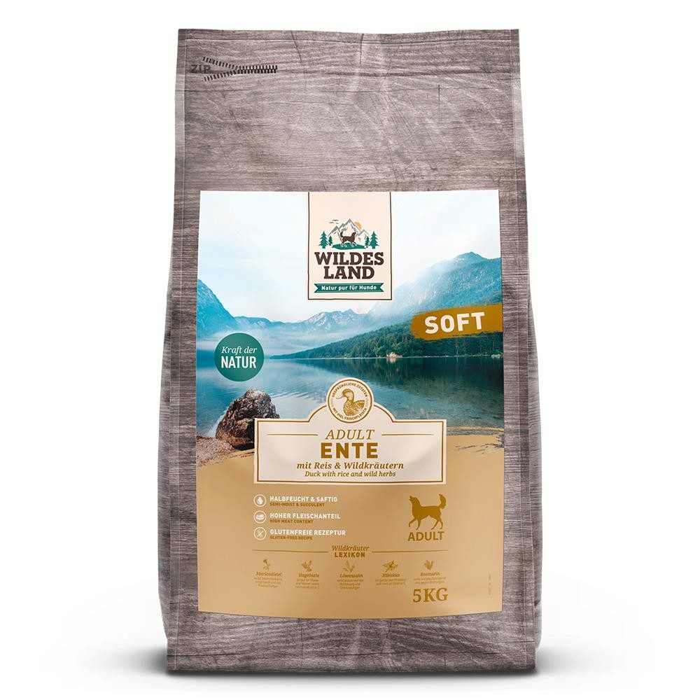 WILDES LAND Soft Adult Ente mit Reis & Wildkräutern (5kg)