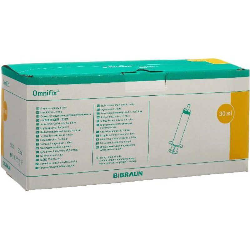 B. BRAUN OMNIFIX Spritze 30ml Luer Lock latexfrei (100 Stk)