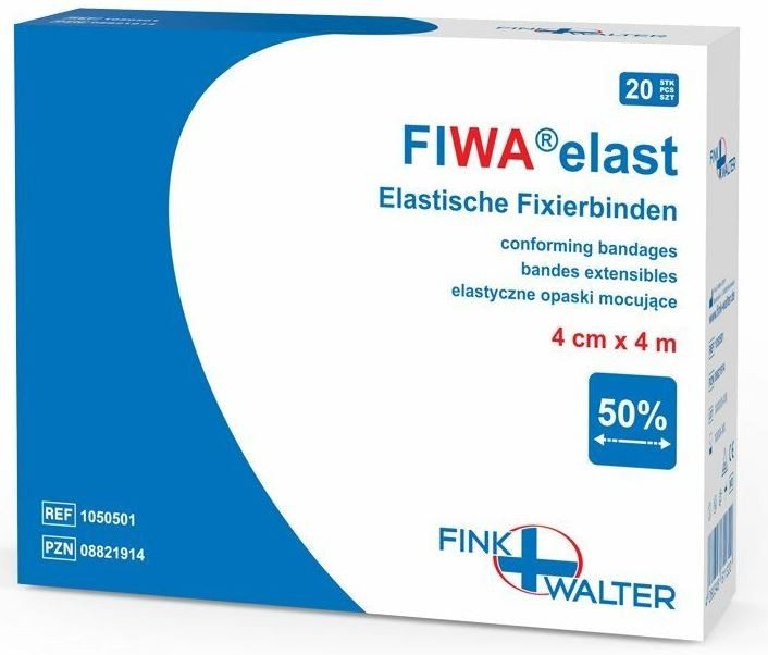 FIWA elastisch Fixierbinden 4cmx4m (20 Stk)