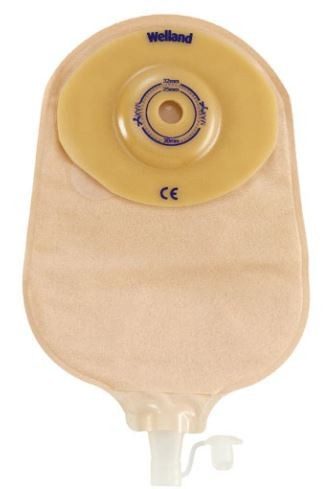 Welland Flair Active Urostomiebeutel Curvex, Grösse L 13-43mm, transparent (10 Stk)