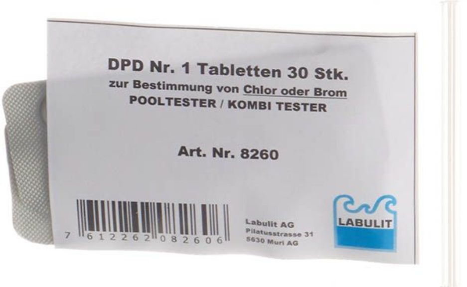 LABULIT Pooltester Tabletten DPD Nr.1 (30 Stk)