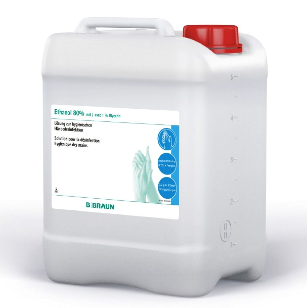 B. BRAUN Ethanol 80% Glycerin 1% (5 Liter)