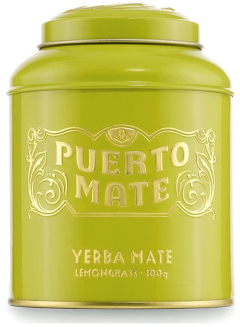 PUERTO MATE Bio Teeblätter Yerba Mate Zitronengras Dose (100g)