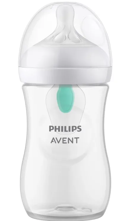 Philips Avent Natural Response Babyflasche mit Airfree Ventil, 260ml ,1M+ (1 Stk)