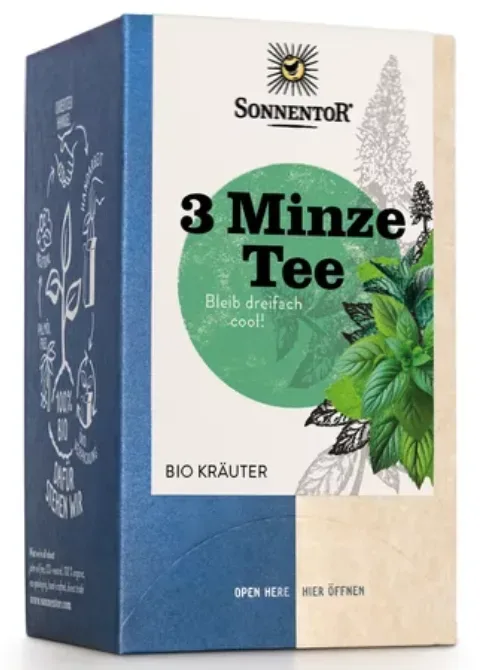 SONNENTOR 3-Minze Tee Bio (18x1.2g)