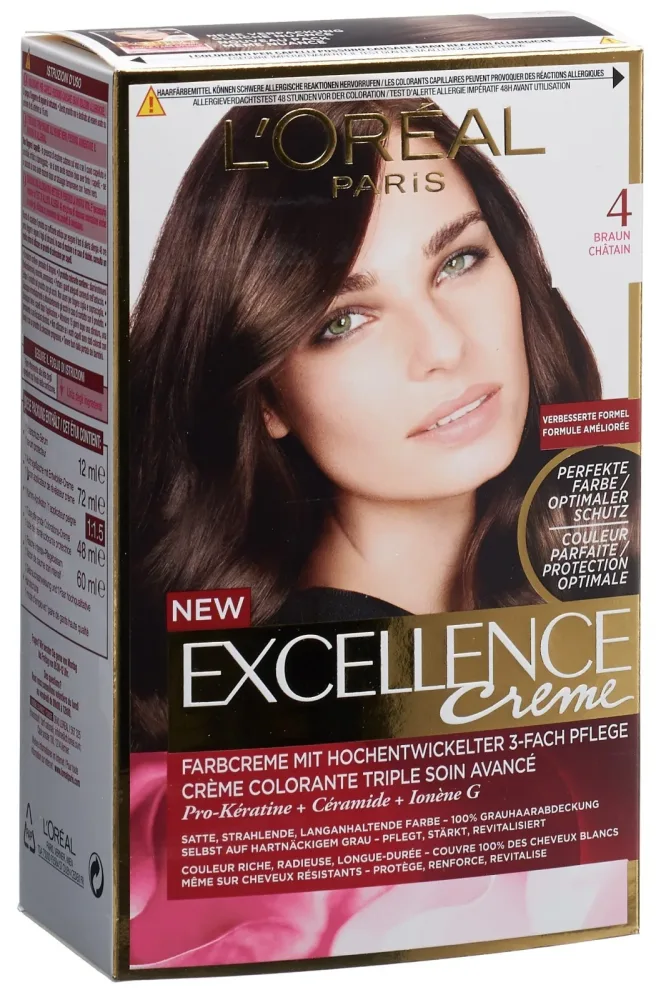 EXCELLENCE Creme Triple Prot 4 braun (1 Stk)