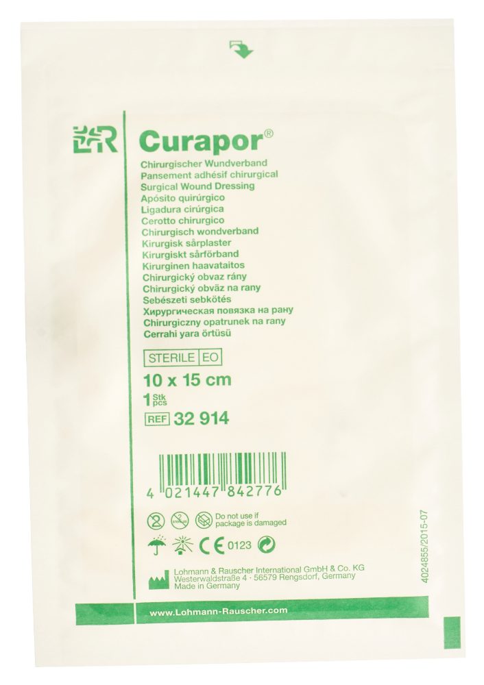 Curapor Chirurgisch Wundverband, 10x15cm, steril (50 Stk)