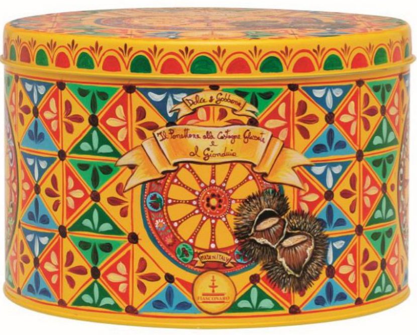 Dolce & Gabbana Panettone mit Kastanien und Gianduja Schokolade (1kg)