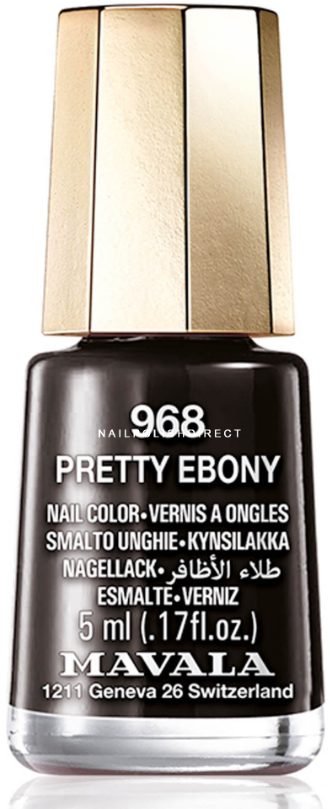 Mavala Mini Color's 968 Pretty Ebony (5ml)