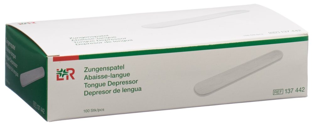 L&R Zungenspatel, Holz, unsteril (100 Stk)