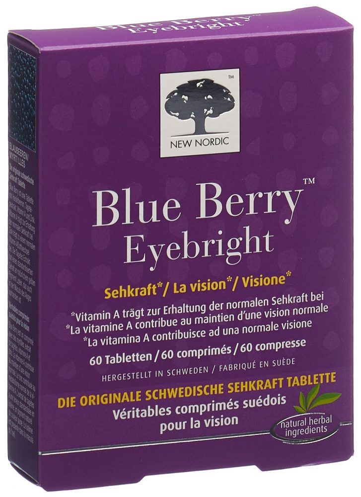 NEW NORDIC Blue Berry Eyebright Tabletten (60 Stk)