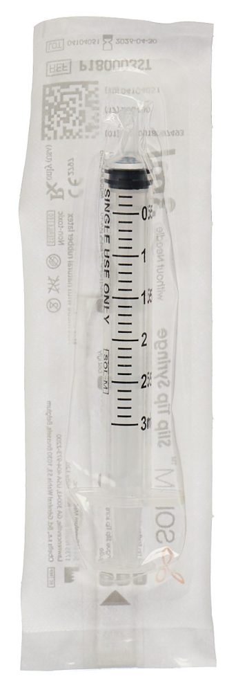 SOL-M Einwegspritze, 3ml, SlipTip Box (100 Stk)