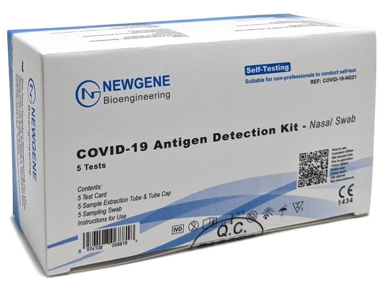 NEWGENE Covid-19 Antigen Rapid Selftests (5 Stk)