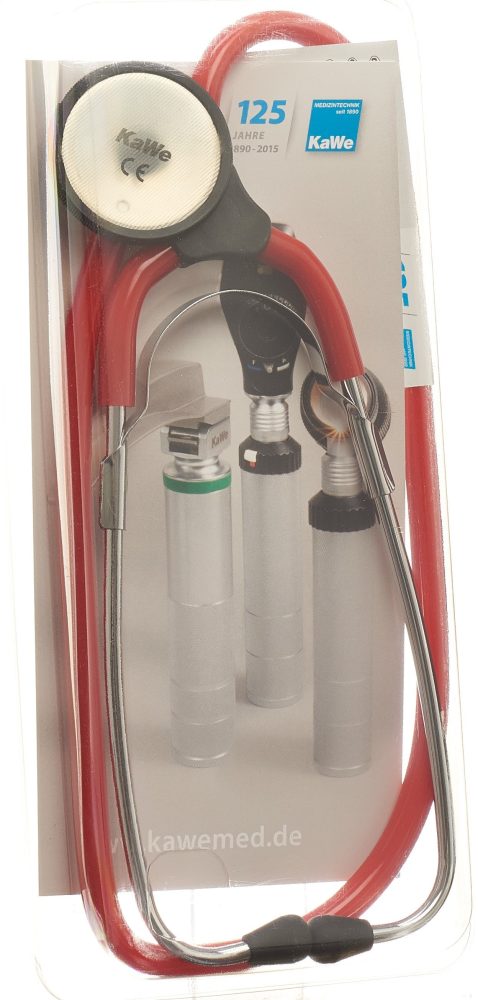 KaWe Kirchner Colorscop Plano Stethoskop, 55cm, rot (1 Stk)