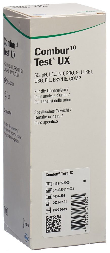 Combur-10 Urinteststreifen UX (100 Stk)