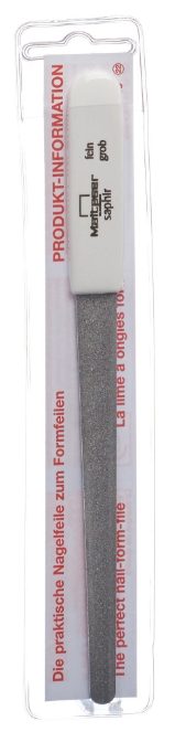 Malteser Nagelformfeile Saphir, fein-grob, rund, No.22 (1 Stk)