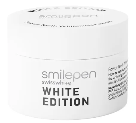 Smilepen White Edition 20 g Zahnbleiche Pulver – Ersatzbürste/Zahnpflege Zubehör