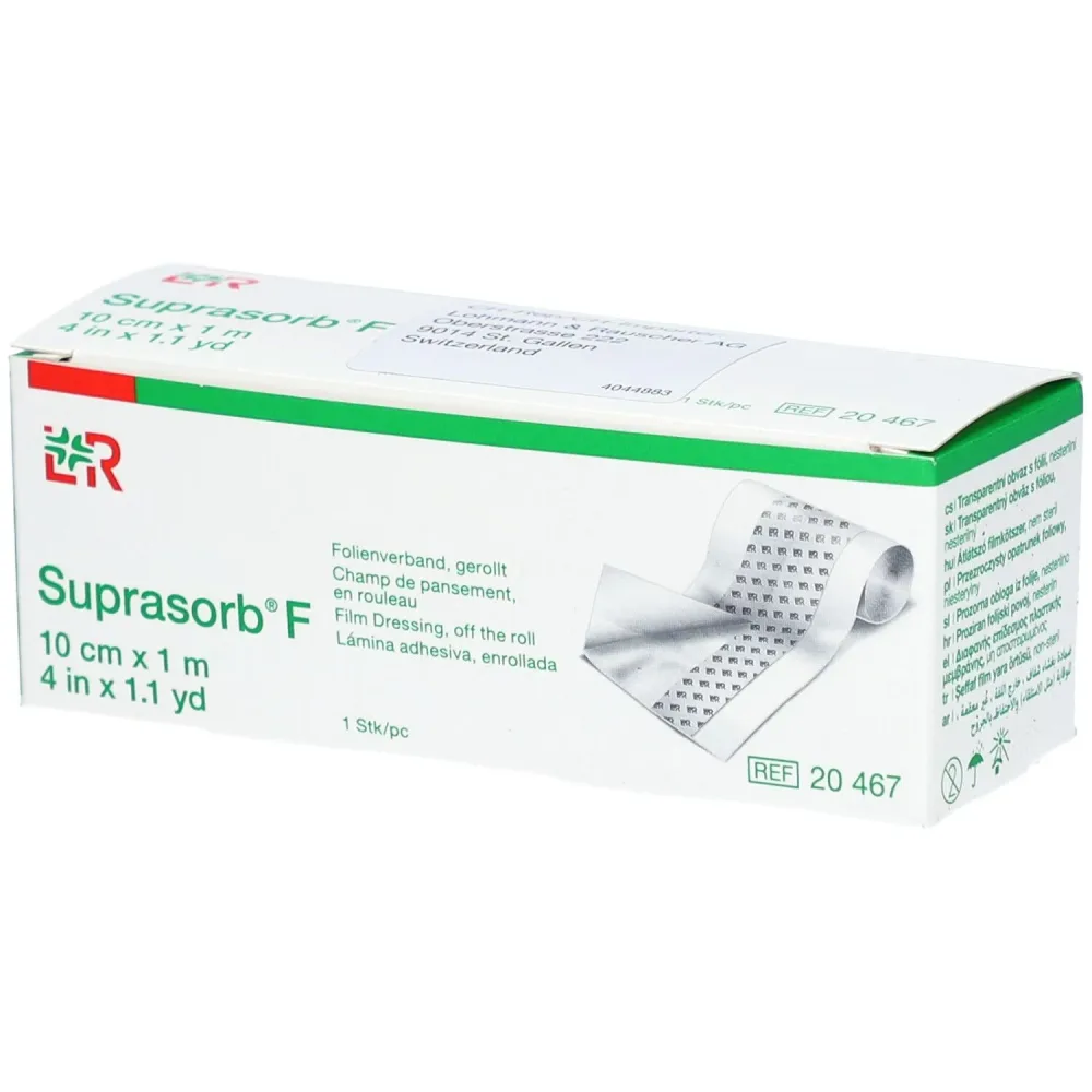 Suprasorb F Folien Verband 10cmx1m unsteril Rolle (1 Stk)