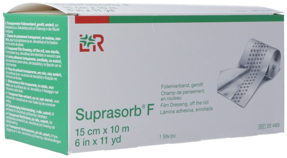 Suprasorb F Folien Verband 15cmx10m unsteril Rolle (1 Stk)