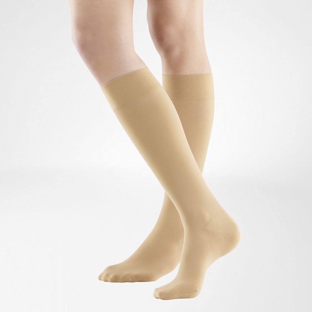 VenoTrain Soft AD KKL2 Grösse L normal/short geschlossene Fussspitze caramel (1 Paar)