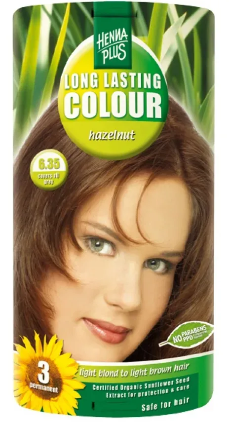 HENNA PLUS Long Lasting Colour 6.35 Haselnuss (1 Stk)