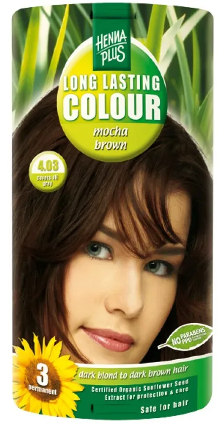 HENNA PLUS Long Lasting Colour 4.03 Mokkabraun (1 Stk)