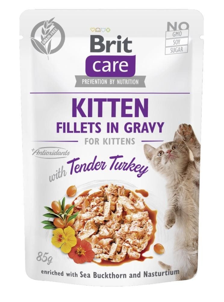 Brit Care Kitten in Gravy Truthahn (24x 85g)