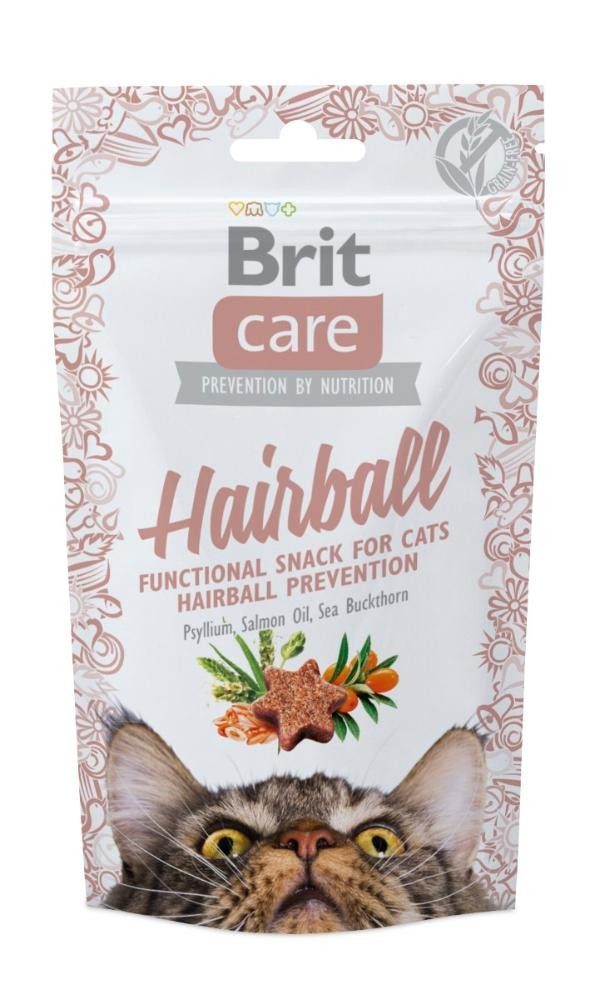 Brit Care Fel Adult Snack Hairball (12x50g)