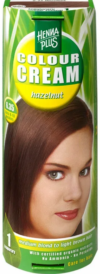 HENNA PLUS Colour Cream 6.35 Haselnuss (60ml)