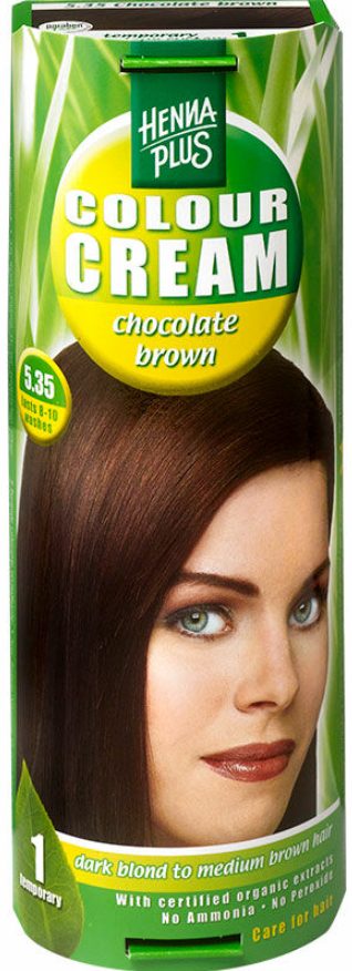 HENNA PLUS Colour Cream 5.35 Schokoladen Braun (60ml)