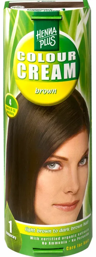 HENNA PLUS Colour Cream 4 Braun (60ml)