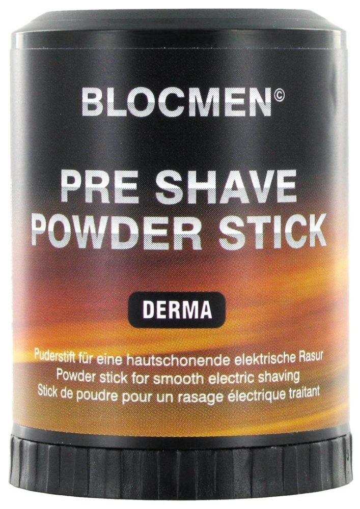 BLOCMEN Derma Rasurpuderstift, für schonende Trockenrasur (60g)