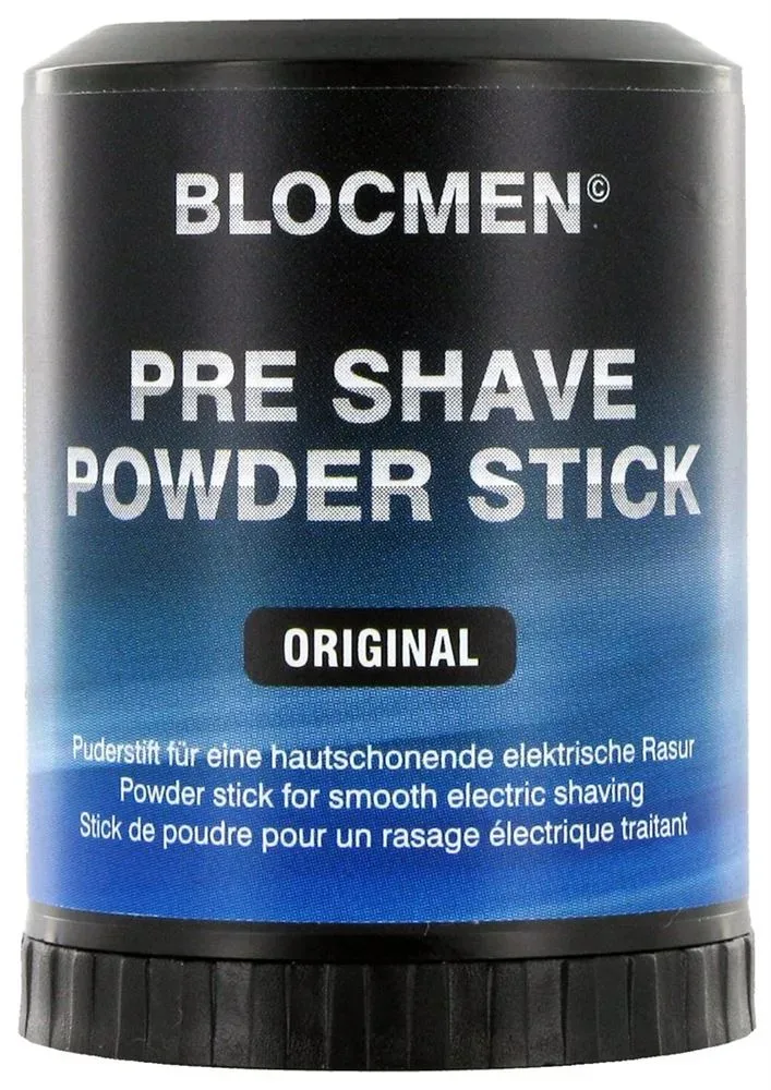 BLOCMEN Original Rasurpuderstift, für schonende Trockenrasur (60g)