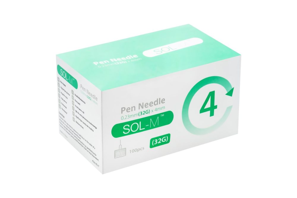 Sol-M Pen Nadel 32G 0.23mmx4mm (100 Stk)