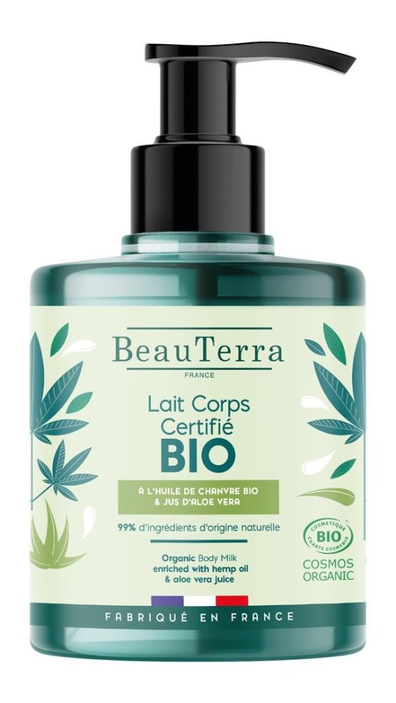 BeauTerra Körpermilch Hanf & Aloe Vera Bio (500ml)