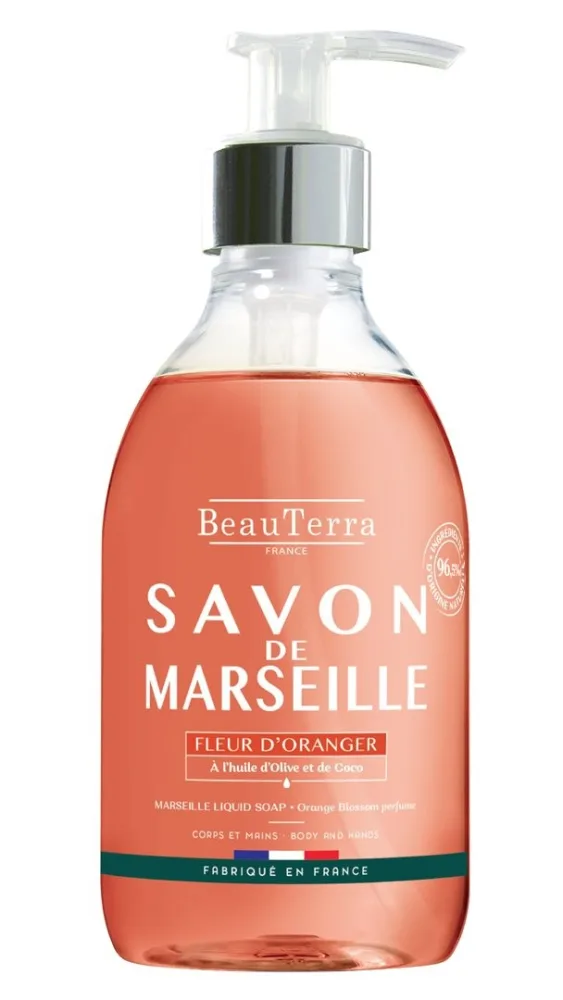 BeauTerra Flüssigseife Marseille Orangenblüte (300ml)