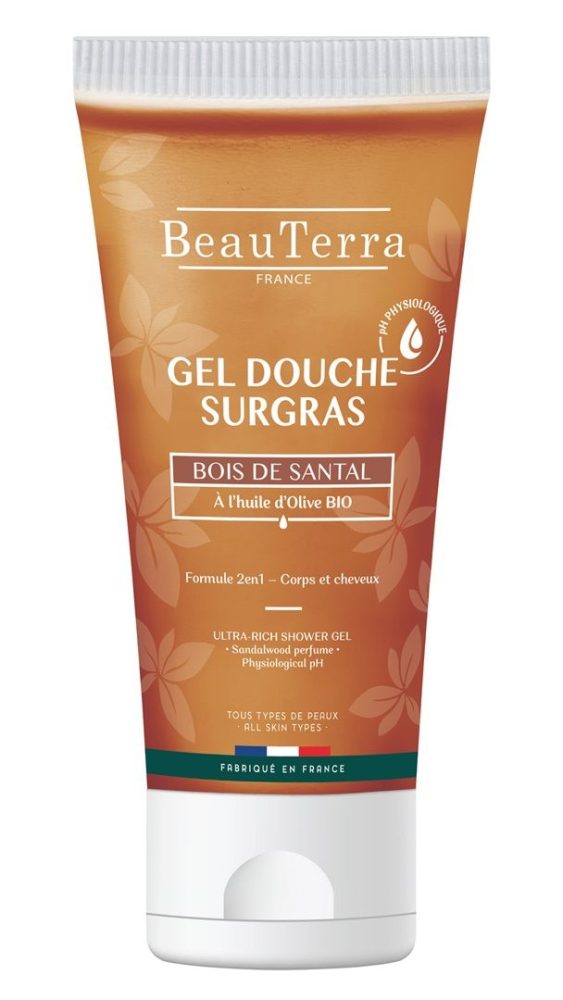 BeauTerra reichhaltiges Duschgel Sandelholz (200ml)