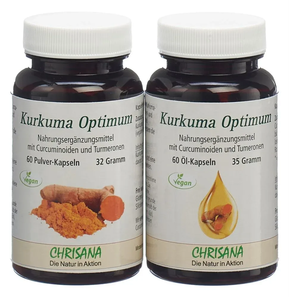 CHRISANA Kurkuma Optimum Kapsel (2x60 Stk)