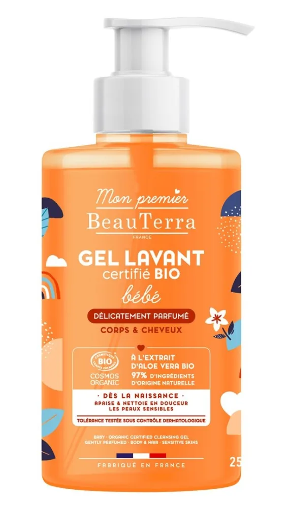 BeauTerra Baby Duschgel mit Parfum Bio (750ml)