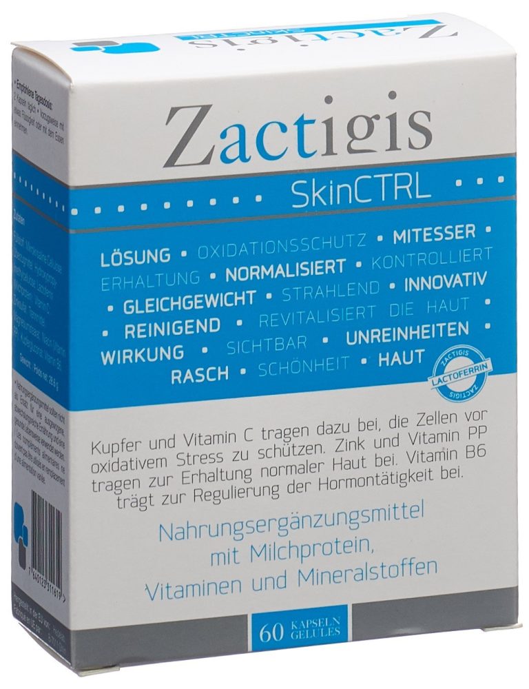 Zactigis SkinCTRL Milchprotein-Kapseln (60 Stk)