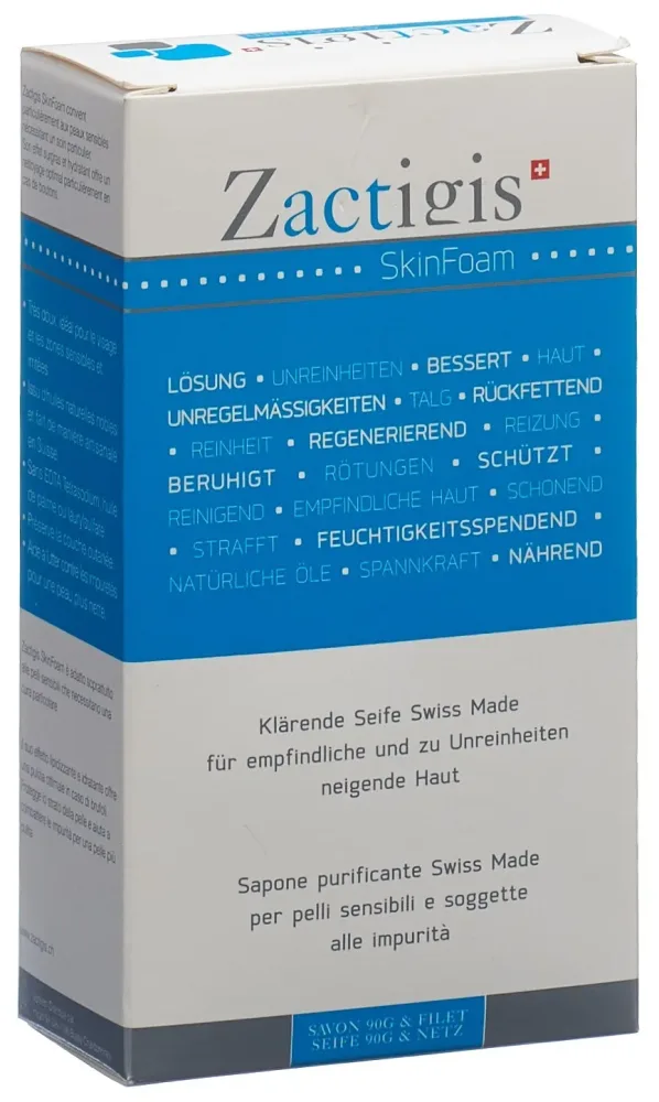 Zactigis SkinFoam klärende Seife (90g)
