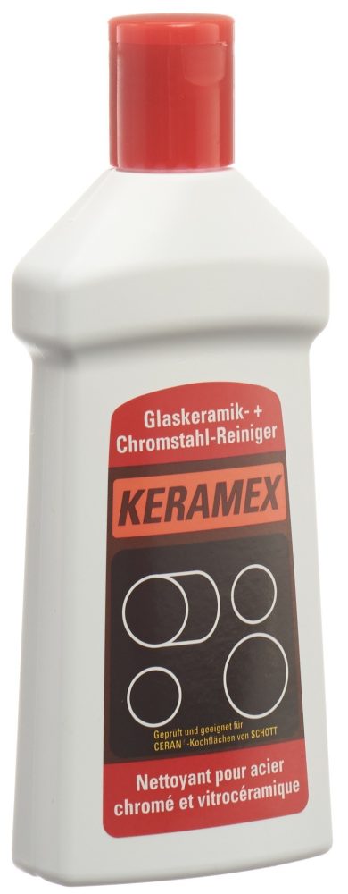 KERAMEX Glaskeramik- und Chromstahlreiniger (250ml)