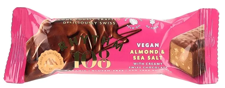 RHYTHM108 Bio Sweet 'N' Salty Almond Chocolate Bar (33g)