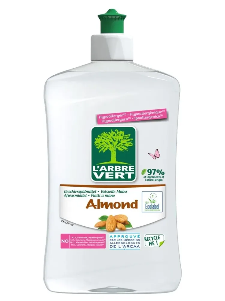 L'ARBRE VERT Öko-Geschirrspülmittel Mandel (500ml)
